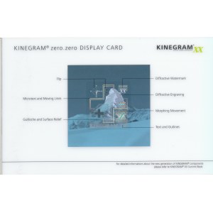 Switzerland, Kinegram - an example of very impressive optical security features