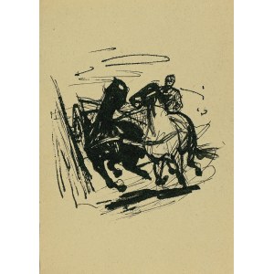 Ludwik MACIĄG (1920-2007), Rushing horses in harness
