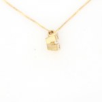 Unique 18ct Gold Necklace with Diamond