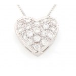 Gold Necklace with Pendant and Diamonds 0.27 ct