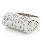 Prsteň 3.34CT diamantov 16.75 g 18CT zlata
