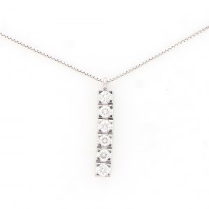 Collier en or (18CT) avec diamants VS 0.24 CT