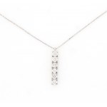 Collier en or (18CT) avec diamants naturels