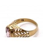 Ring aus 18 Karat Gold mit 2,10 Karat Amethyst