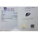 Turmalin Antwerp Laboratory certyfikat 4.59 ct