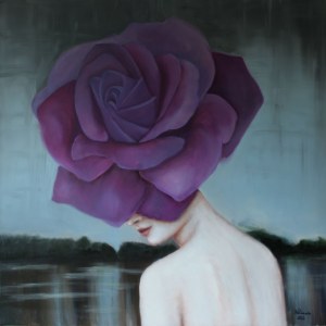 Krystyna Wisniewska (b. 1973), KissOfThePurpleRose, 2022