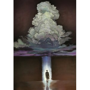 Marek Domaniecki (b. 1979), Man and a cloud 5, 2022