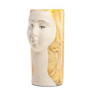 Romy SOSNOWSKI (20. Jahrhundert), Vase - Kopf eines Mädchens, 1995
