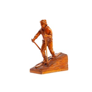 Sculptor unspecified, Polish 20th century, Skier, 1936