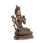 Rzeźbiarz nieokreślony, XX w., Figurka tybetańskiej bodhisattwy Tara
