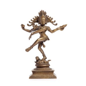 Sculptor unspecified, 20th century, Nataraja - figure of the dancing god Shiva