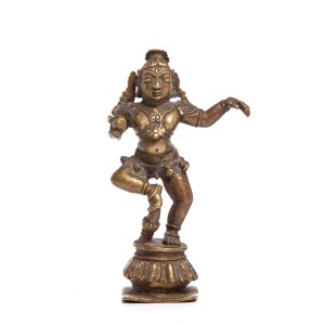 Sculptor unspecified, 20th century, Figurine of the dancing god Krishna