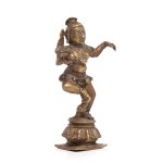 Sculptor unspecified, 20th century, Figurine of the dancing god Krishna