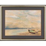 Marian Mokwa (1889 - 1987), On the seashore. Gdansk