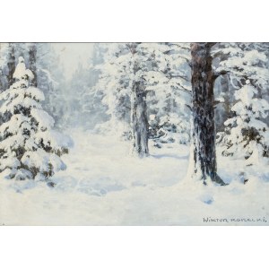 Viktor Koretsky (1890 - 1980), Winter im Wald.