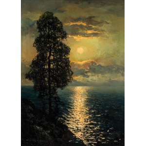 Viktor Koretsky (1890 - 1980), Sunset over the Baltic Sea.