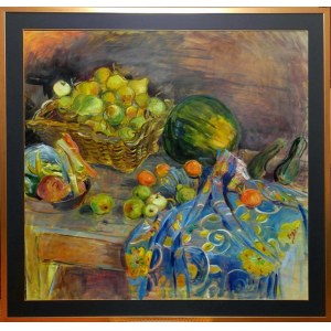 Dorota Goleniewska-Szelągowska, Still life with pears, 2018