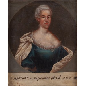 Polish painter, 18th century, Konstancja Sapieżyna of Radziwill, 17th/18th century.