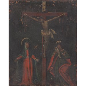 Author unknown, Chapel with depiction of Our Lady of Czestochowa and Crucifixion, 17th century