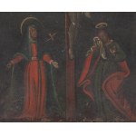 Autor nieznany, Kaplerz z przedstawieniem Matki Boskiej Częstochowskiej i Ukrzyżowaniem, XVII wiek
