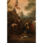 Niederländischer Maler, 17. Jahrhundert, Militärlager, 17. Jahrhundert.