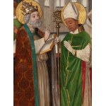 Deutscher Maler, 15. Jahrhundert, Die Bischofsweihe des heiligen Markus durch den heiligen Petrus, um 1460