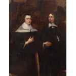 Niederländischer Maler, 17. Jahrhundert, Porträt eines Adligen mit seiner Frau