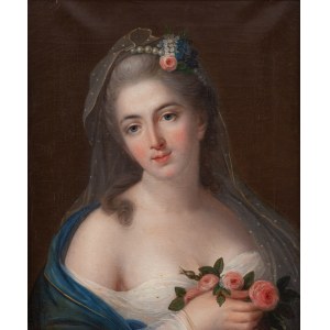 Polish painter, 18th century, Portrait of Teofilia Jablonowska Sapieżyna, 1760