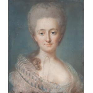 Louis-François Marteau (1715 Paris - 1804 Warschau), Porträt von Apolonia Ustrzycka, 1760