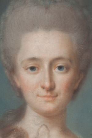 Louis-François Marteau (1715 Paryż - 1804 Warszawa), Portret Apolonii Ustrzyckiej, 1760