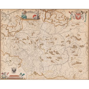 Willem Janszoon Blaeu (1571 Alkmaar - 1638 Amsterdam), Karte von Polen und Schlesien (Polonia regnum et Silesia ducatus), 1642