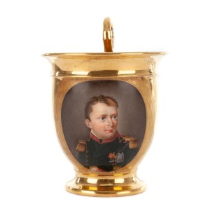 unbekannt, Empire-Pokal mit Napoleon, 19. Jahrhundert.