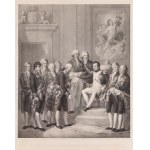 Franz Seraph Hanfstaengl (1804 Baiernrain - 1877 Monachium), Napoleon nadaje konstytucję Księstwu Warszawskiemu według Bacciarellego, 1836