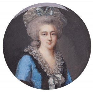 Augustin Dubourg (1758 - 1800 Paris), Porträt von Constance Tyszkiewicz, geb. Poniatowska