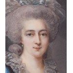 Augustin Dubourg (1758 - 1800 Paryż), Portret Konstancji z Poniatowskich Tyszkiewiczowej