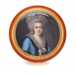 Augustin Dubourg (1758 - 1800 Paris), Portrait of Constance Tyszkiewicz, née Poniatowska