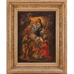 Western European painter, 18th century, Mother of God with Child and Sts. Peter and Paul