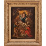 Westeuropäischer Maler, 18. Jahrhundert, Jungfrau und Kind mit den Heiligen Peter und Paul
