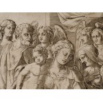 Agostino Carracci, 1557 - 1602, Engraving after Andrea del Sarto