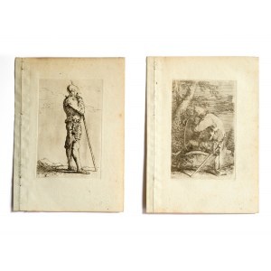 Two copper engravings, 16./17. Century