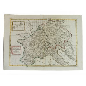 Imperium Caroli Magnum, Venetiis 1785, Copper engraved map