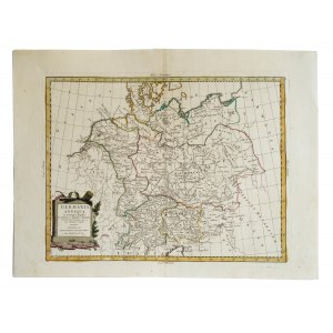 Germania Antiqua, Venetiis 1785, Copper engraved map