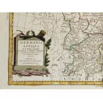 Germania Antiqua, Venetiis 1785, Copper engraved map