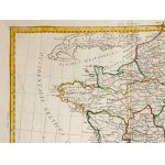 Gallia Antiqua, Venetiis 1785, Copper engraved map