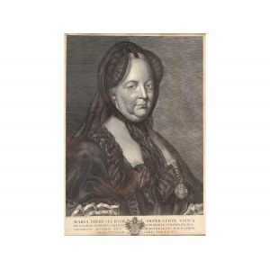 Johann Christoph Winkler, Augsburg 1720 - 1797 Vienna, Portrait of Maria Theresa