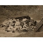 Francisco de Goya, Fuendetodos 1746 - 1828 Bordeaux, Muertos recogidos
