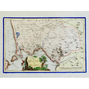 The area around Naples, Sheet 433 from The setting of the five parts of the world., 1789-1806