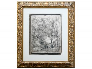 Jean Baptiste Camille Corot, Paris 1796 - 1875 Paris, Etching