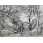 Jean Baptiste Camille Corot, Paris 1796 - 1875 Paris, Etching