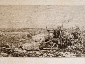 Charles Francois Daubigny, 1817 - 1878, Etching